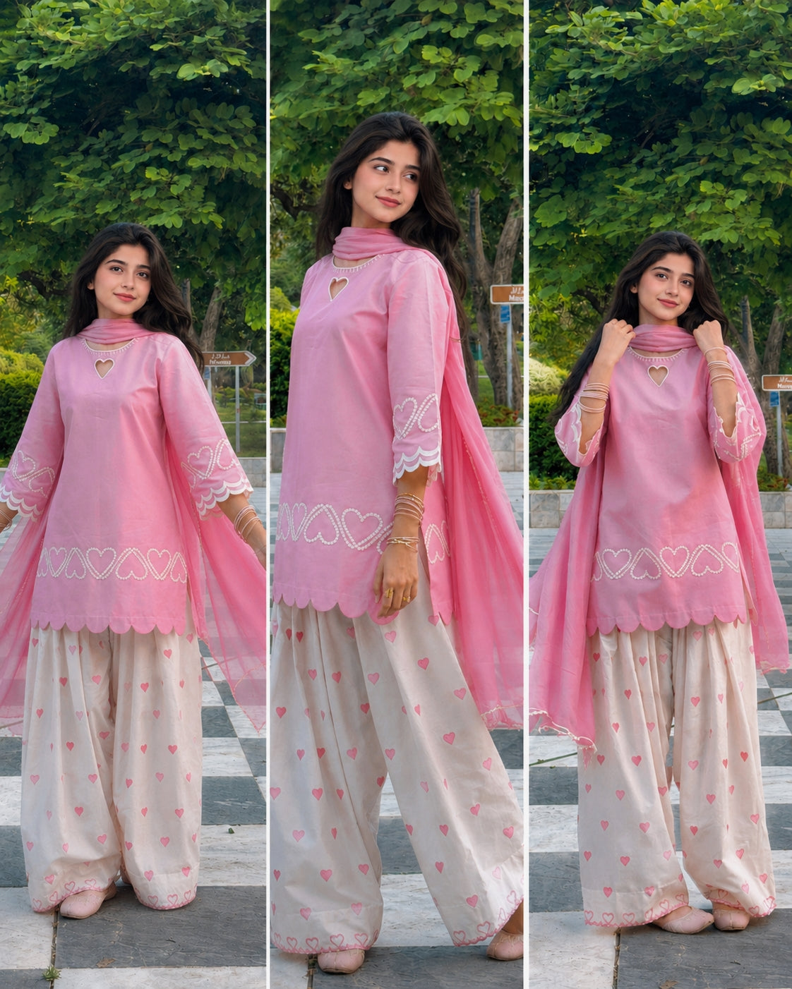 Kashika Pink Farshi Salwar Set