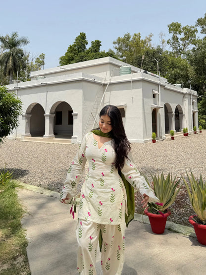 Noor bagh Pure Cotton Farshi Set