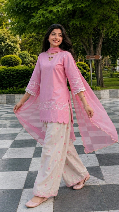 Kashika Pink Farshi Salwar Set