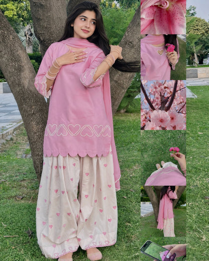 Kashika Pink Farshi Salwar Set