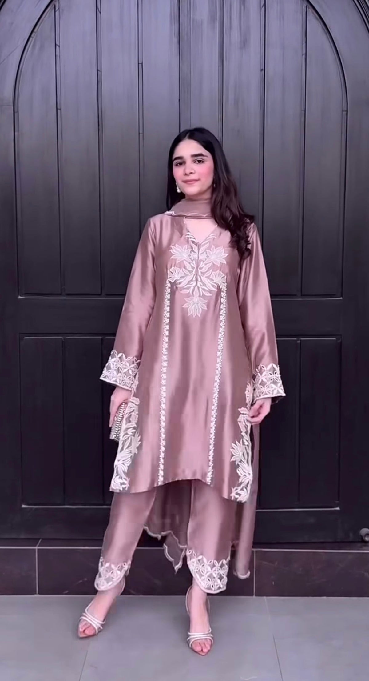 Luxurious Suit Adorned with Intricate