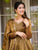 Meher Festive Gold Anarkali Set