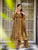 Meher Festive Gold Anarkali Set