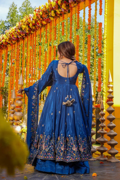 Bluvara Wedding Wear Anarkali Set