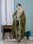 Zivika Chinnon Code Embroidered Suit Set