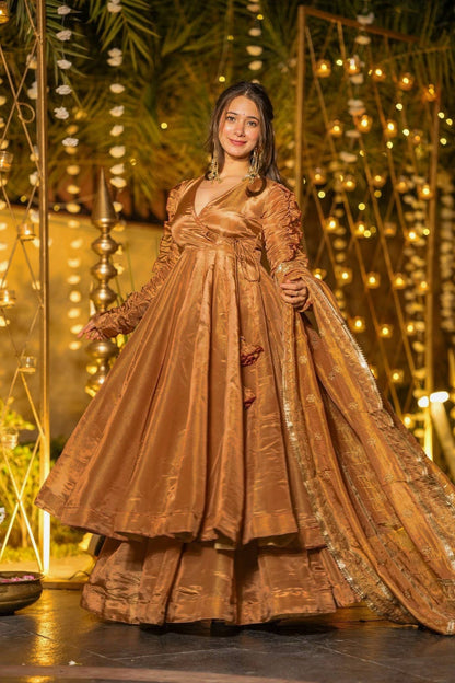 Nashita Fendy Silk Anarkali Suit Set