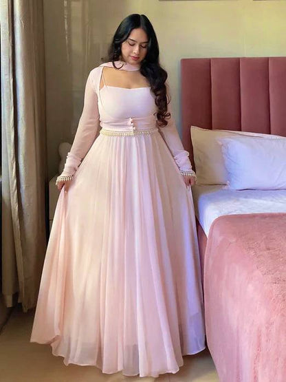 Noor-e-Mehfil Koti Anarkali Set