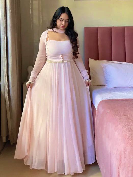 Noor-e-Mehfil Koti Anarkali Set