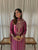 Aarvya Crep Silk Longline Suit Set