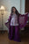 Mirza Purple Embroidered Top With Plazzo Pair