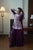 Mirza Purple Embroidered Top With Plazzo Pair