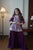 Mirza Purple Embroidered Top With Plazzo Pair