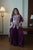 Mirza Purple Embroidered Top With Plazzo Pair