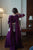 Mirza Purple Embroidered Top With Plazzo Pair