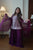 Mirza Purple Embroidered Top With Plazzo Pair