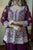 Mirza Purple Embroidered Top With Plazzo Pair