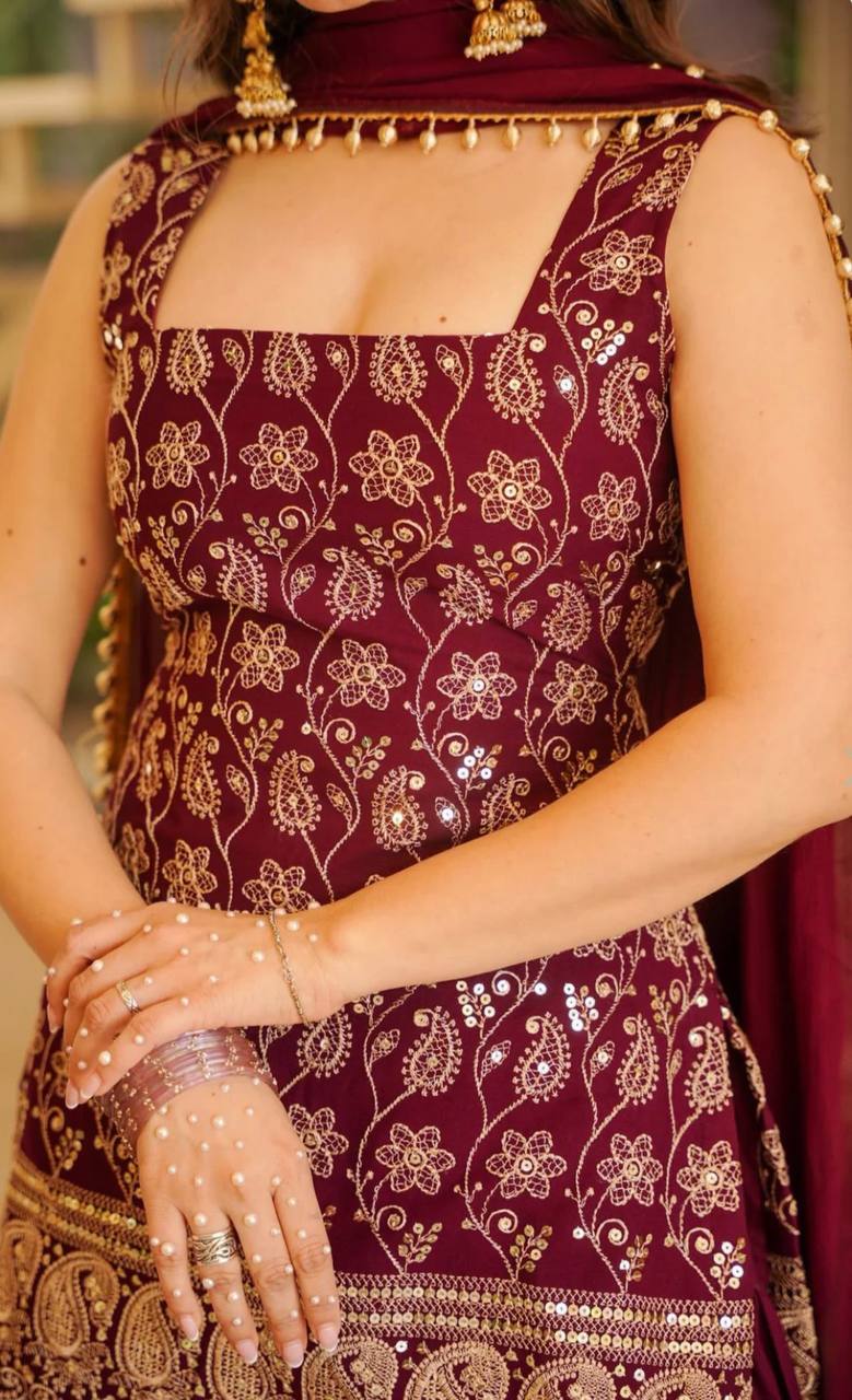 Sophia Designer Party Wear Sharara