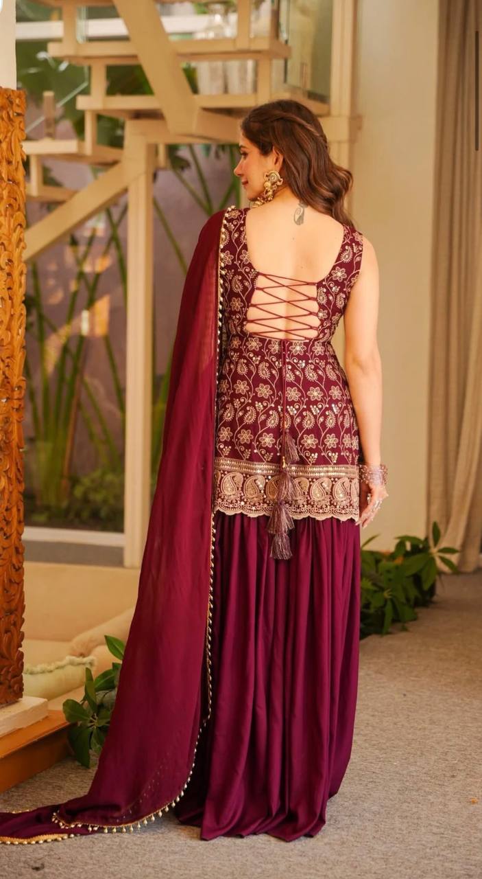 Sophia Designer Party Wear Sharara