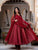 Anika Crimson Grace Anarkali Set