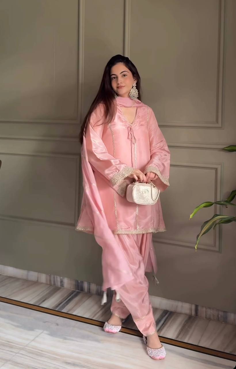 Rania Graceful Blush Farshi Salwar Set
