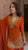 Fiza Royal Rust Celebration Outfit