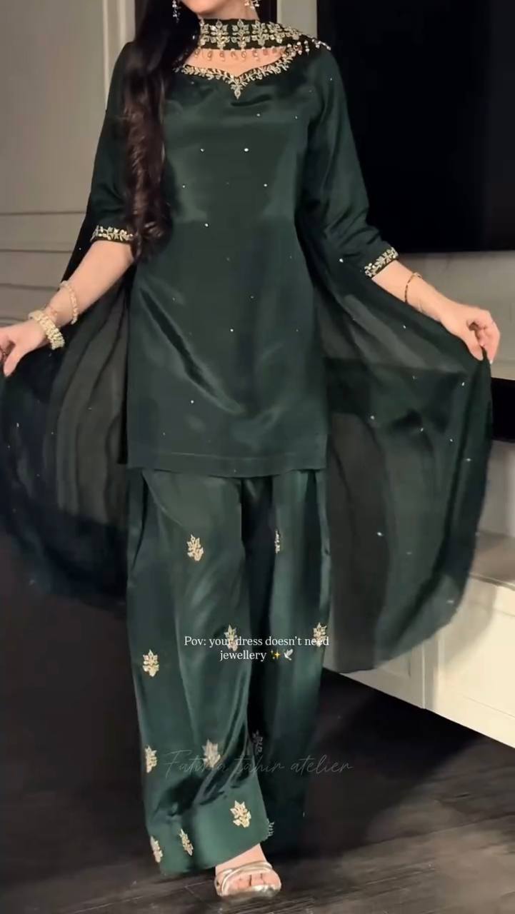 Luxury Designer Farshi Salwar Kurta Set for Women