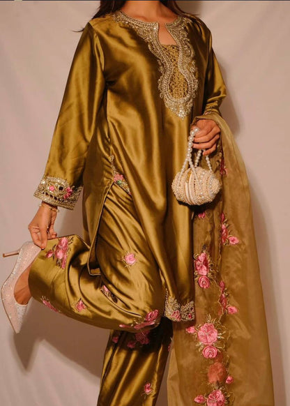 Alina Designer Heavy Silk Farshi Suit Set