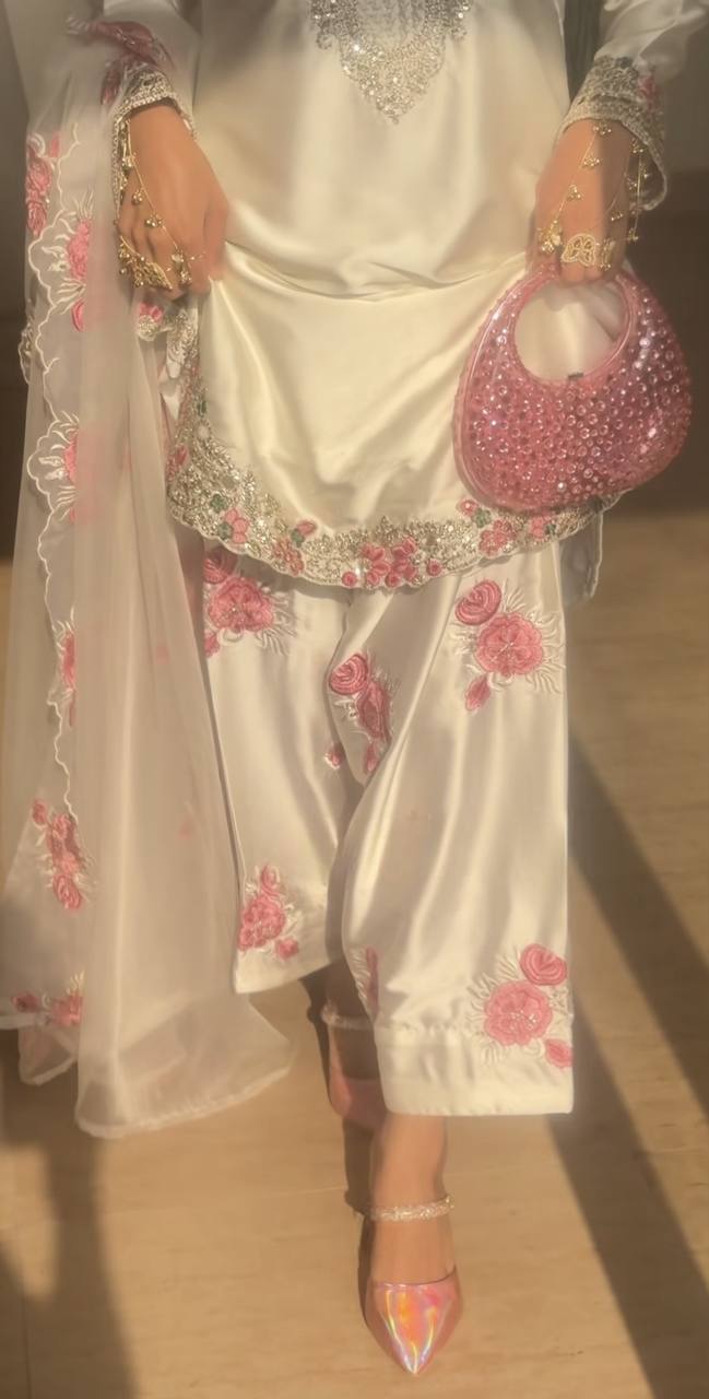 Alina Designer Heavy Silk Farshi Suit Set
