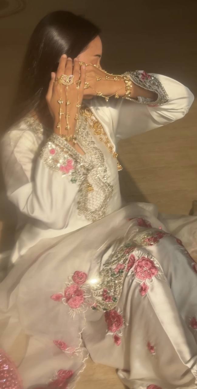 Alina Designer Heavy Silk Farshi Suit Set