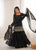 Mehru Royal Bloom Embroidered Georgette Sharara Set