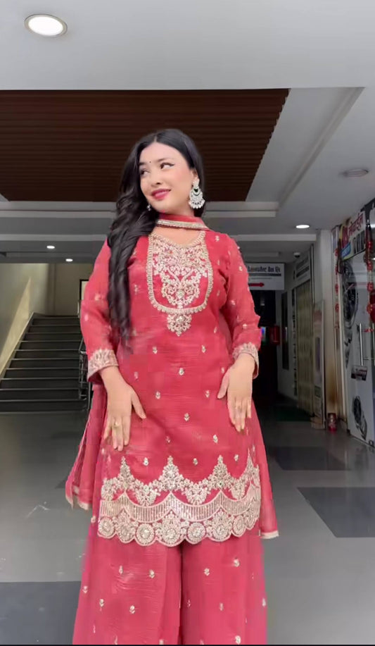 Noorika Embroidered Festive Suit Set