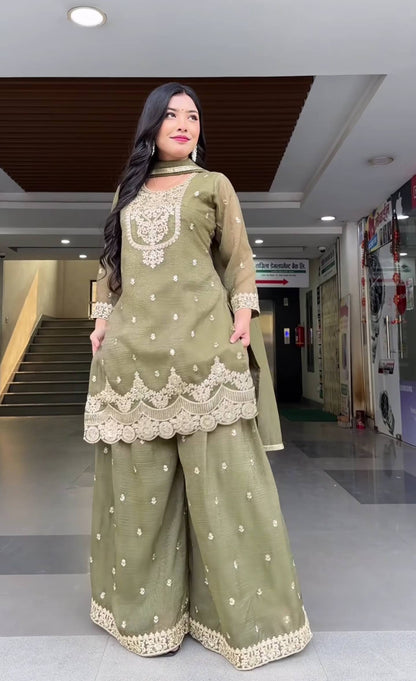 Noorika Embroidered Festive Suit Set