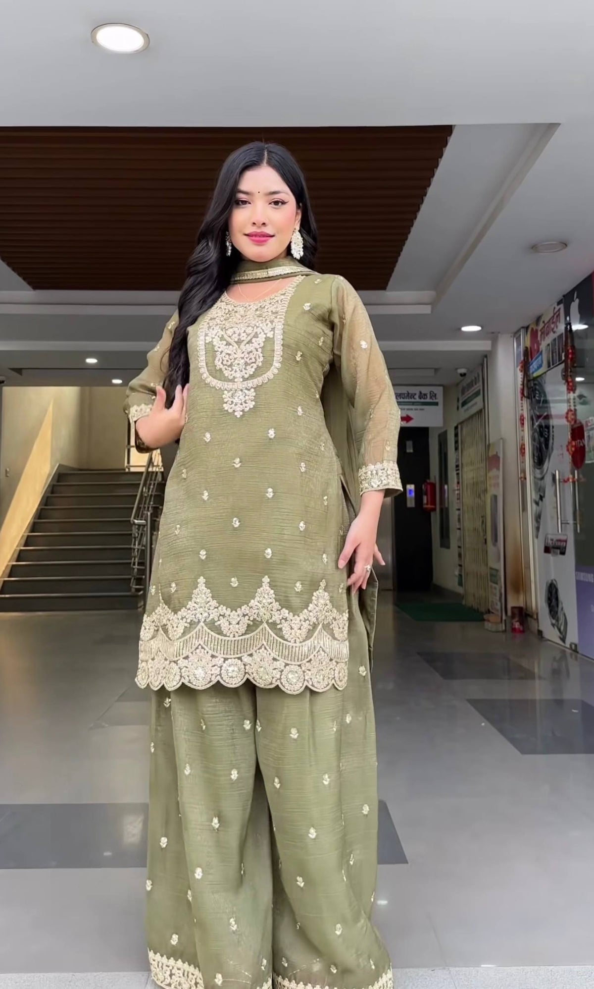 Noorika Embroidered Festive Suit Set