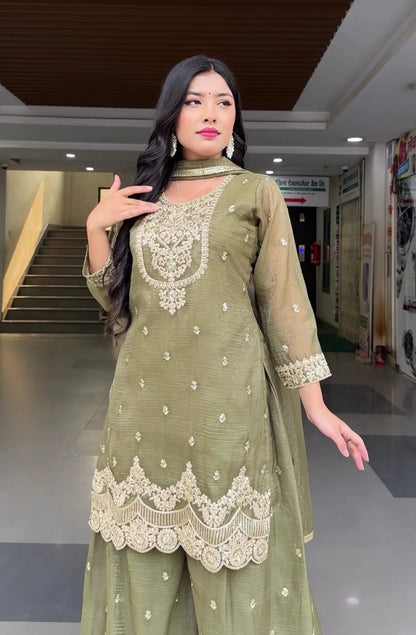 Noorika Embroidered Festive Suit Set
