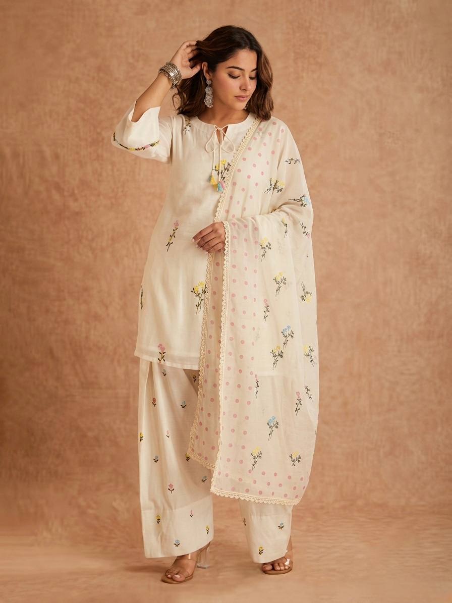 Subtle Bloom Vibes: Chic Ethnic Wear for Everyday Grace