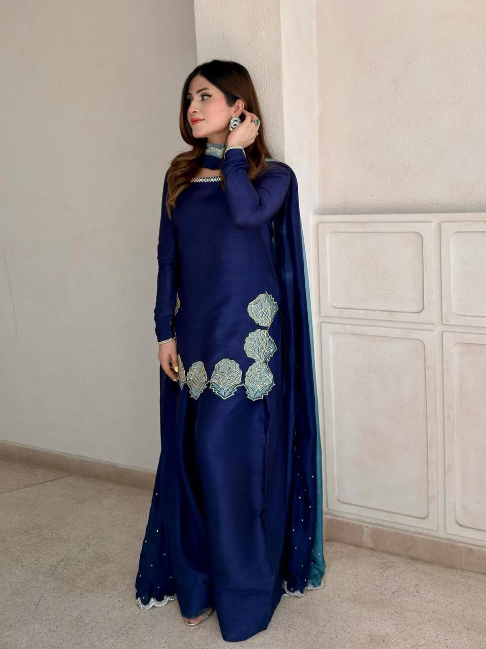 A stunning traditional look blending sophistication style beauty and confidence perfectly