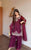 Liza Designer Fendy Silk Plazzo Suit