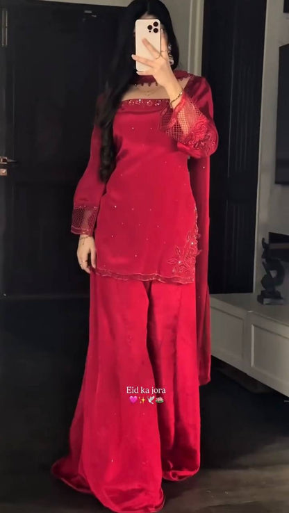 Ruhani Grace Sharara Set