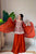 Nirza  Embroidered Peplum Top With Plazzo Pair