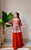 Nirza  Embroidered Peplum Top With Plazzo Pair