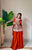 Nirza  Embroidered Peplum Top With Plazzo Pair