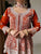 Nirza  Embroidered Peplum Top With Plazzo Pair
