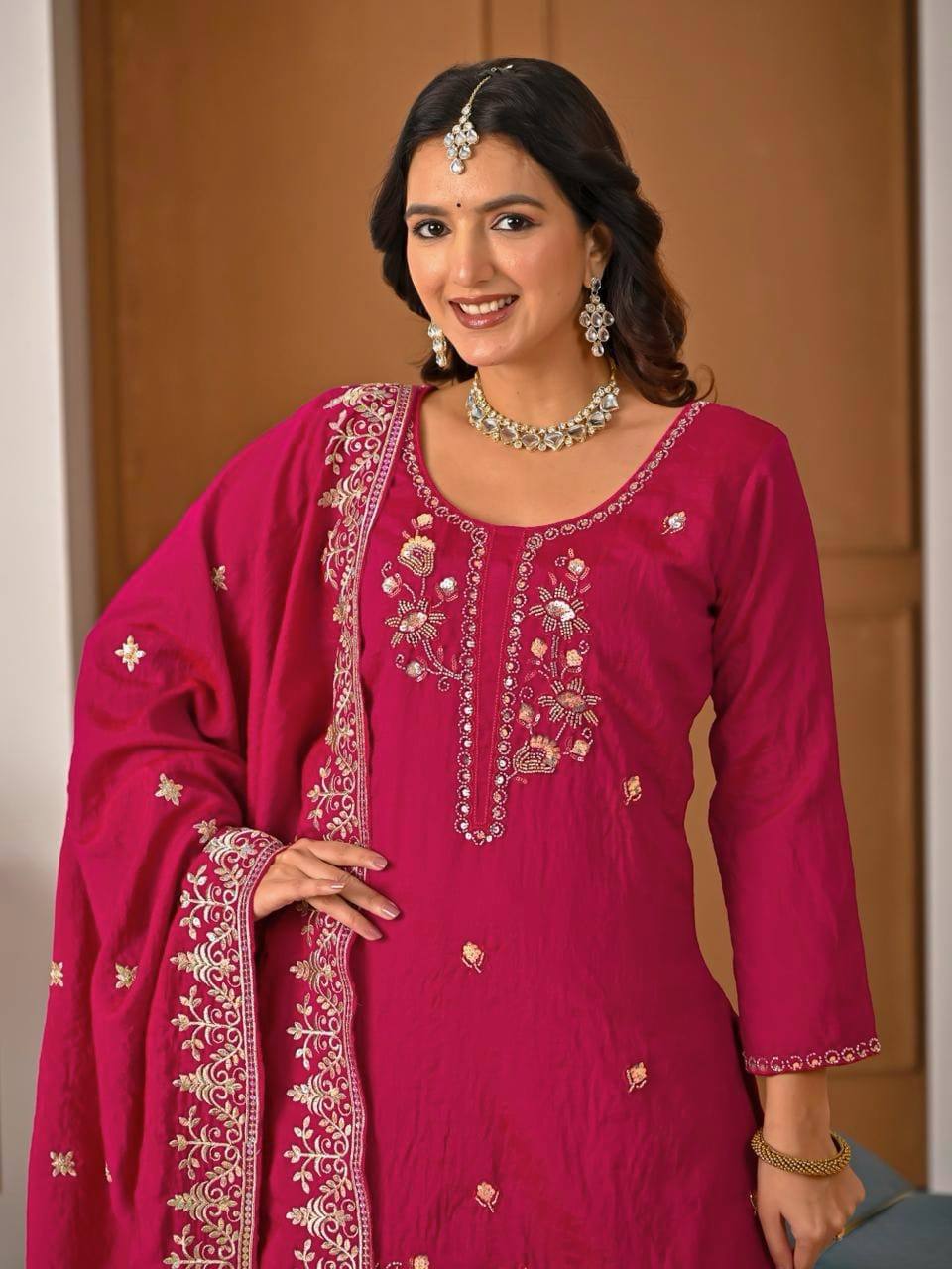 Durva NC Vichitra  Bits hand Work Sharara