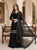 Shifa Black Fendy Cut Work Plazzo  Set