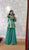 Raha Sea Green Fandy Silk Lehenga Set