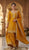 Tiva Mustard Fancy Borders Silk Sarara Suit