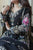 Midnight Black Chinon Sharara Suit Set