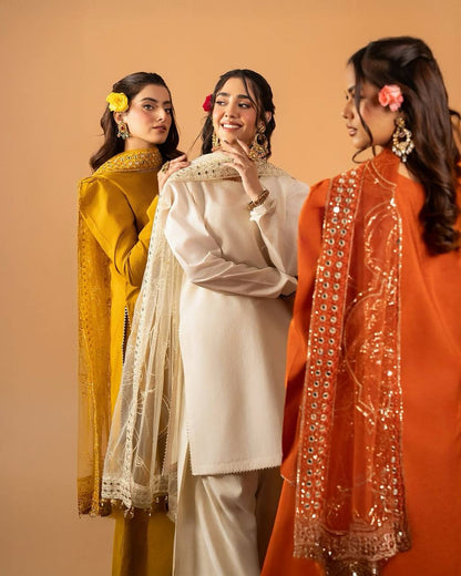 Binaya Evil Eye Embroidered Farshi Salwar Set