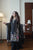 Midnight Black Chinon Sharara Suit Set